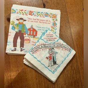 Vintage PA Dutch paper napkins